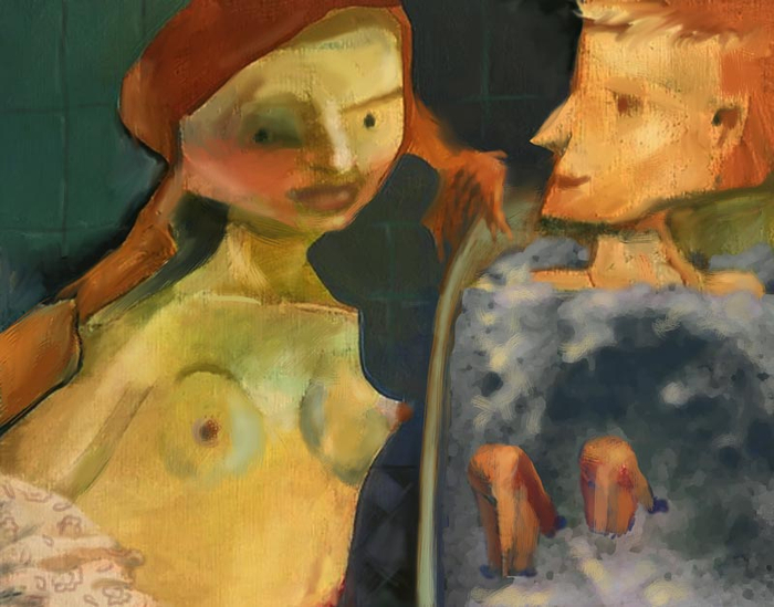 я пришла к тебе купаться