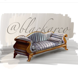 Интерьерный скетч 