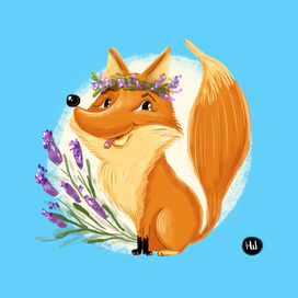 Милая лисичка