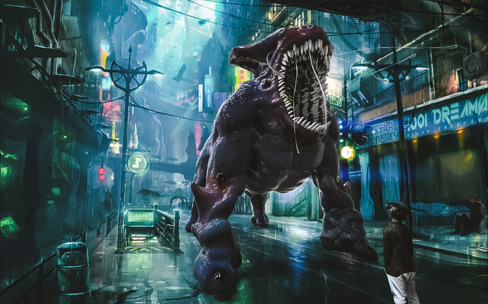 monster on the street