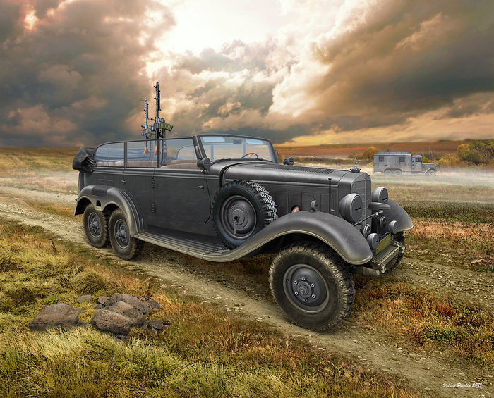 Mercedes G4 W31 (box art for ICM)