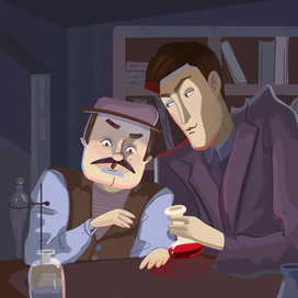 Этюд в багровых тонах