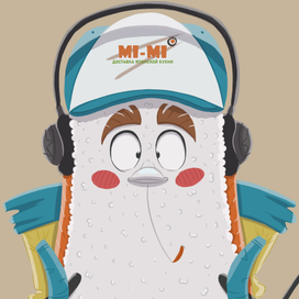 Персонаж Суши Доставка