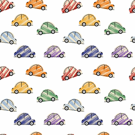 Бесшовный паттерн машинки