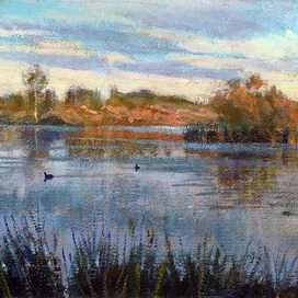 Вечер на озере