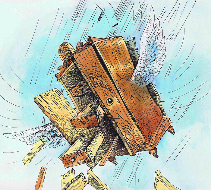 Старый шкаф.