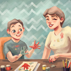 Мама и малыш. Метафорическая карта