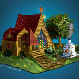 Сказочная русская изба