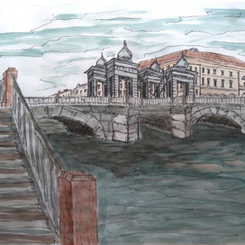 Ломоносовский мост.