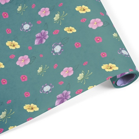 Бесшовный паттерн на обоях 