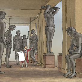 1848 год. Атланты Нового Эрмитажа