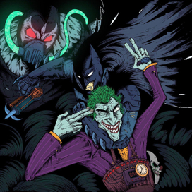 Batman and Joker