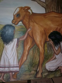 корова Белолобка