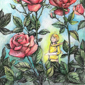 Иллюстрация для книги "Маленький принц" (конкурс)