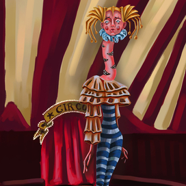 Концепт темного Арлекина