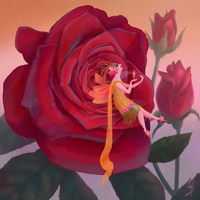 Аромат розы