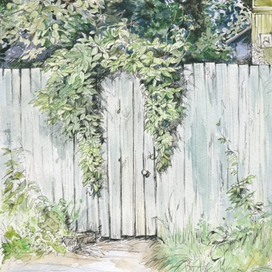 Калитка на Лесной.