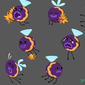 Концепты поз персонажей и пропса