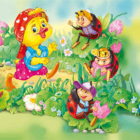 Утенок учится считать-5