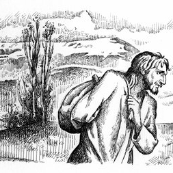 Иллюстрация к произведению И. Шмелёва "Каменный век"