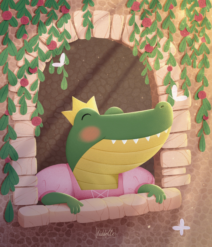 Заточенная принцесса-крокодил