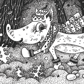 Счастливый лис.