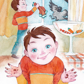  В вазе совсем не осталось конфет...