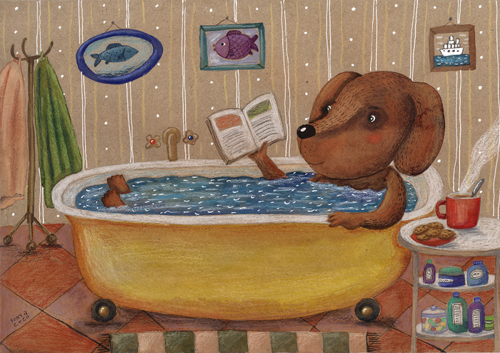 "Купание в желтой ванне"
