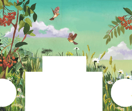 Эскиз для декоративного панно