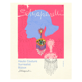 Рекламная фэшн иллюстрация Schiaparelli | Fashion | мода
