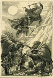 ДЖОН РОНАЛЬД РУЭЛ ТОЛКИН "ХОББИТ" ИЛЛЮСТРАЦИЯ.