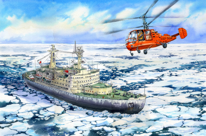 Ледокол "Ленин" 