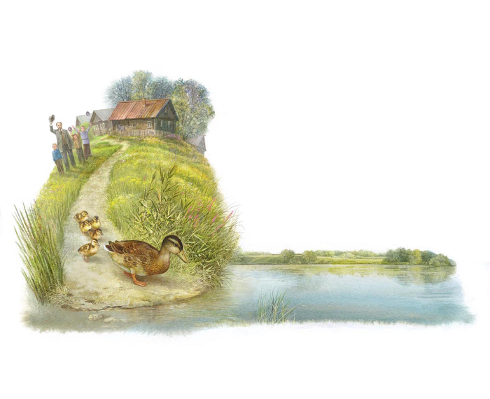 Ребята и утята. Пришвин.