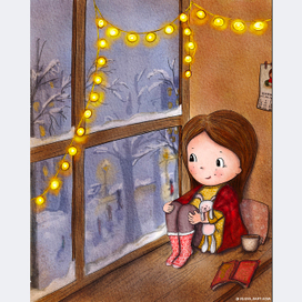 Рождественская открытка