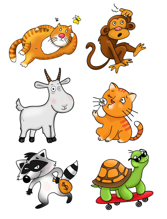 стикеры "животные"