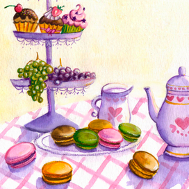 День рождения в саду