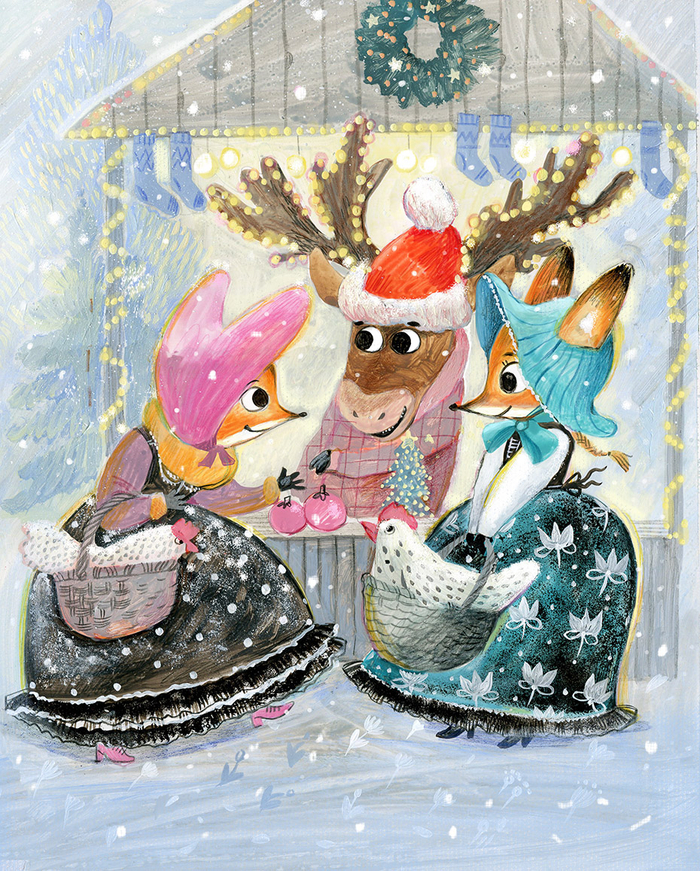 Курочка к празднику.