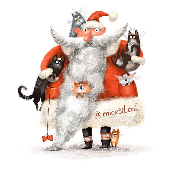 Санта и котики