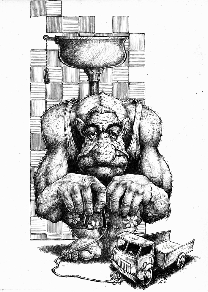 писающий мальчик.версия