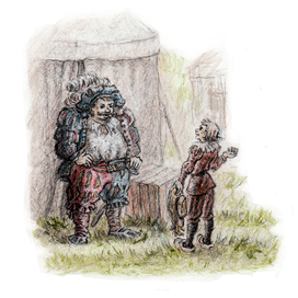 Иллюстрация к детской книге "Кеес, адмирал тюльпанов"