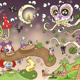 "Мили Ванили и чудище лесное" (silent book)