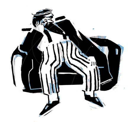 Дядька спит