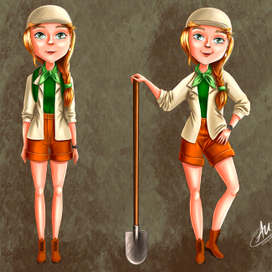 Персонаж студентка Аня