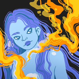 Грустная девушка номер два