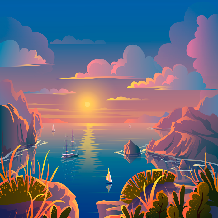 морской пейзаж