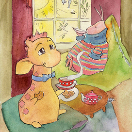 Добрый жирафик Галя