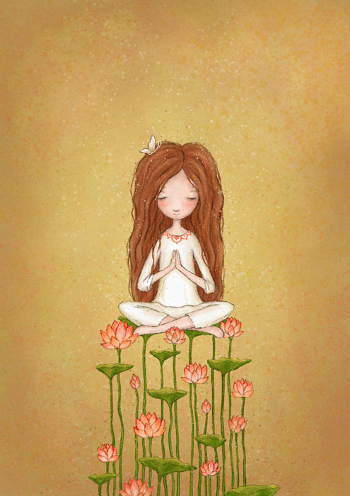 Девочка-йог