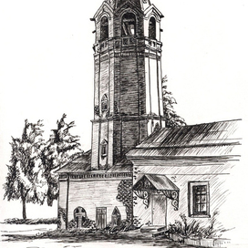 Колокольня в Великом Новгороде