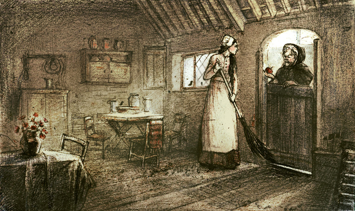 Сказки Братьев Гримм. отрава для Белоснежки