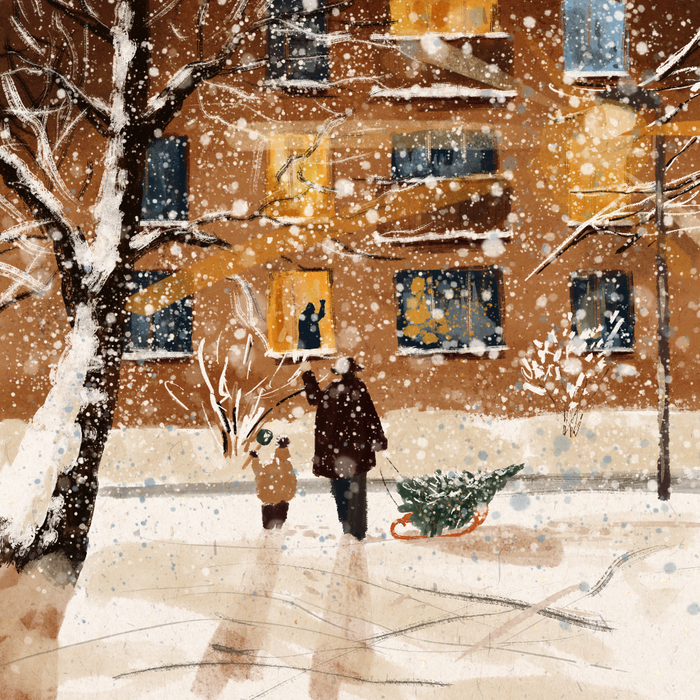 Новогодняя открытка